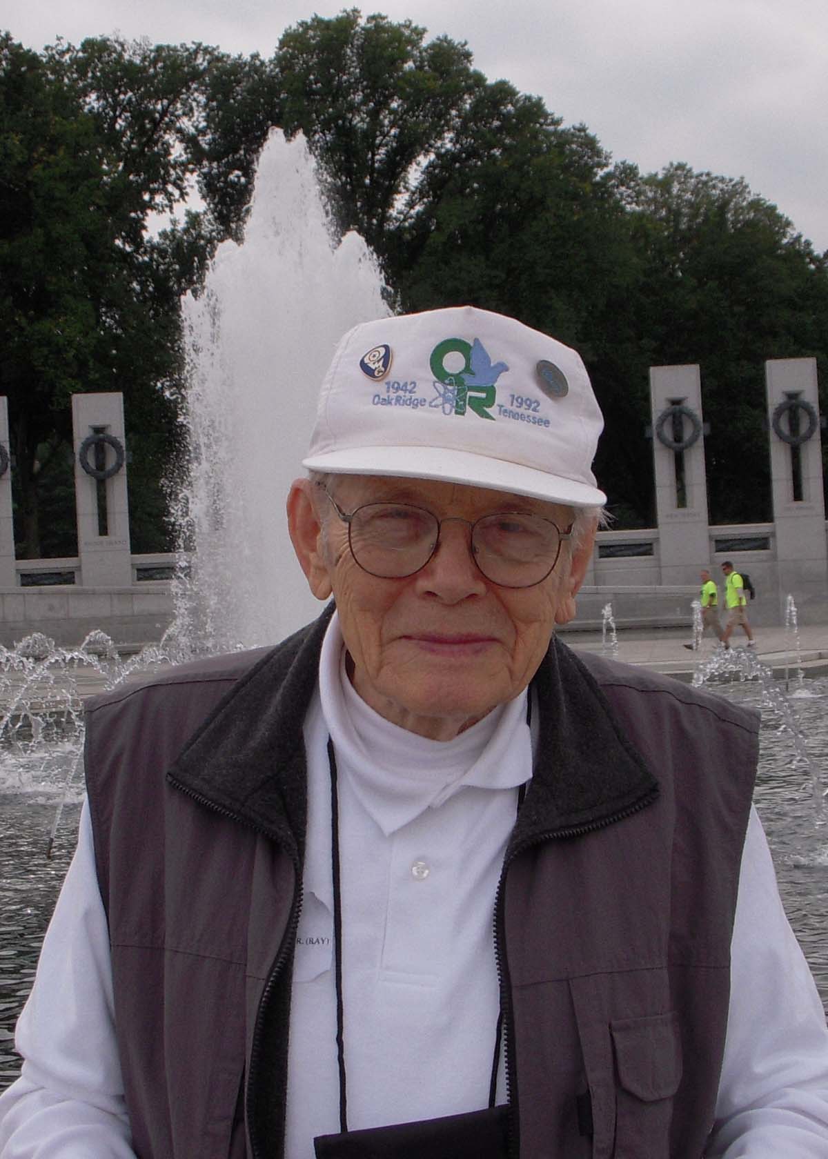 Ray Stein at the World War II Memorial